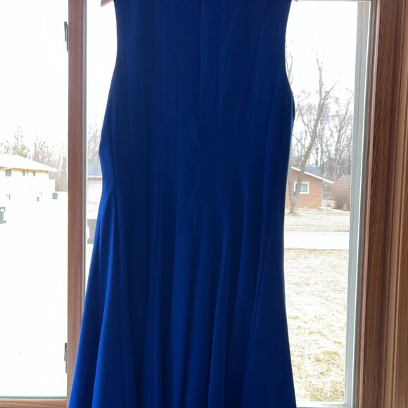 Blue Calvin Klein Plus Size Dress - Picture 3 of 6